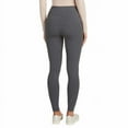 thumbnail image 3 of Max & Mia High Waisted French Terry Legging (Heather Gray, Medium ), 3 of 4