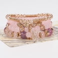 thumbnail image 2 of Bohemian Beaded Stretch Bracelet Set, Boho Crystal Jewelry Mothers Birthday Gifts for Women Mom Grandma Girls, 2 of 8
