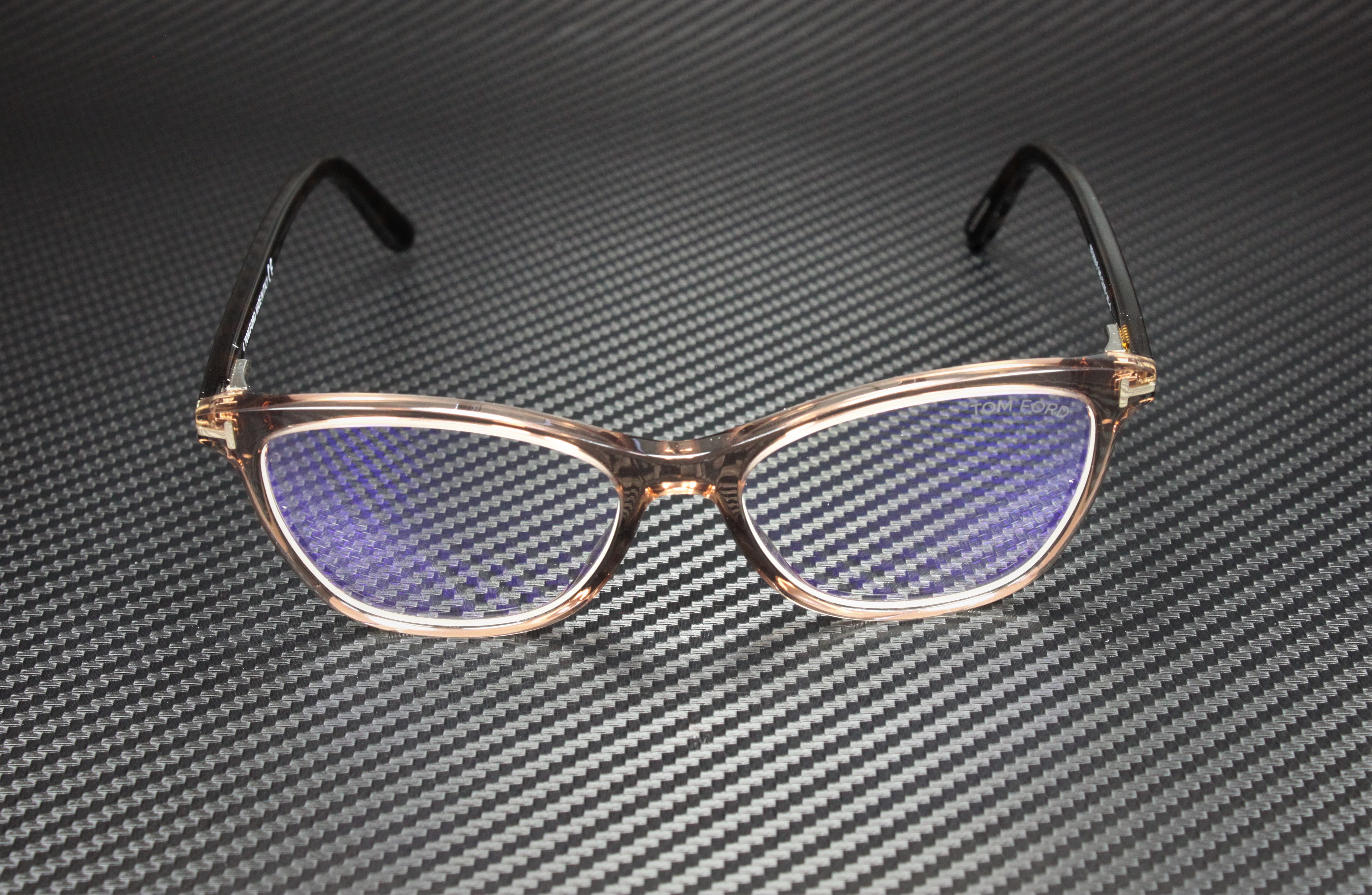 Tom Ford FT5636 045 Brown Clear   /  Clear  Len 52mm Eyeglasses TF5636-B Tom Ford® FT5636-B main image 2