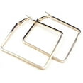 thumbnail image 2 of Xiao Hua Personalized Stainless Steel Simple Geometric Large Circle Earrings, 2 of 4