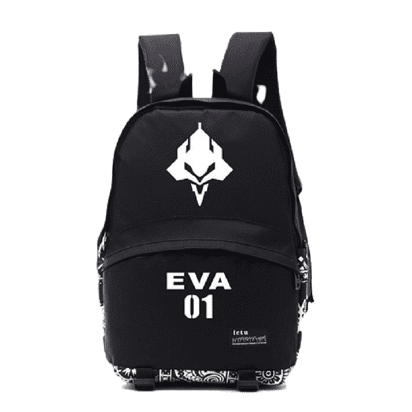 Mochila de gran capacidad MANYU con estampado digital de ángel Eva01 del anime
