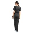 thumbnail image 3 of Strictly Scrubs Women’s Scrub Set – Includes V-Neck Top and Elastic Pant (Medium, Black), 3 of 7