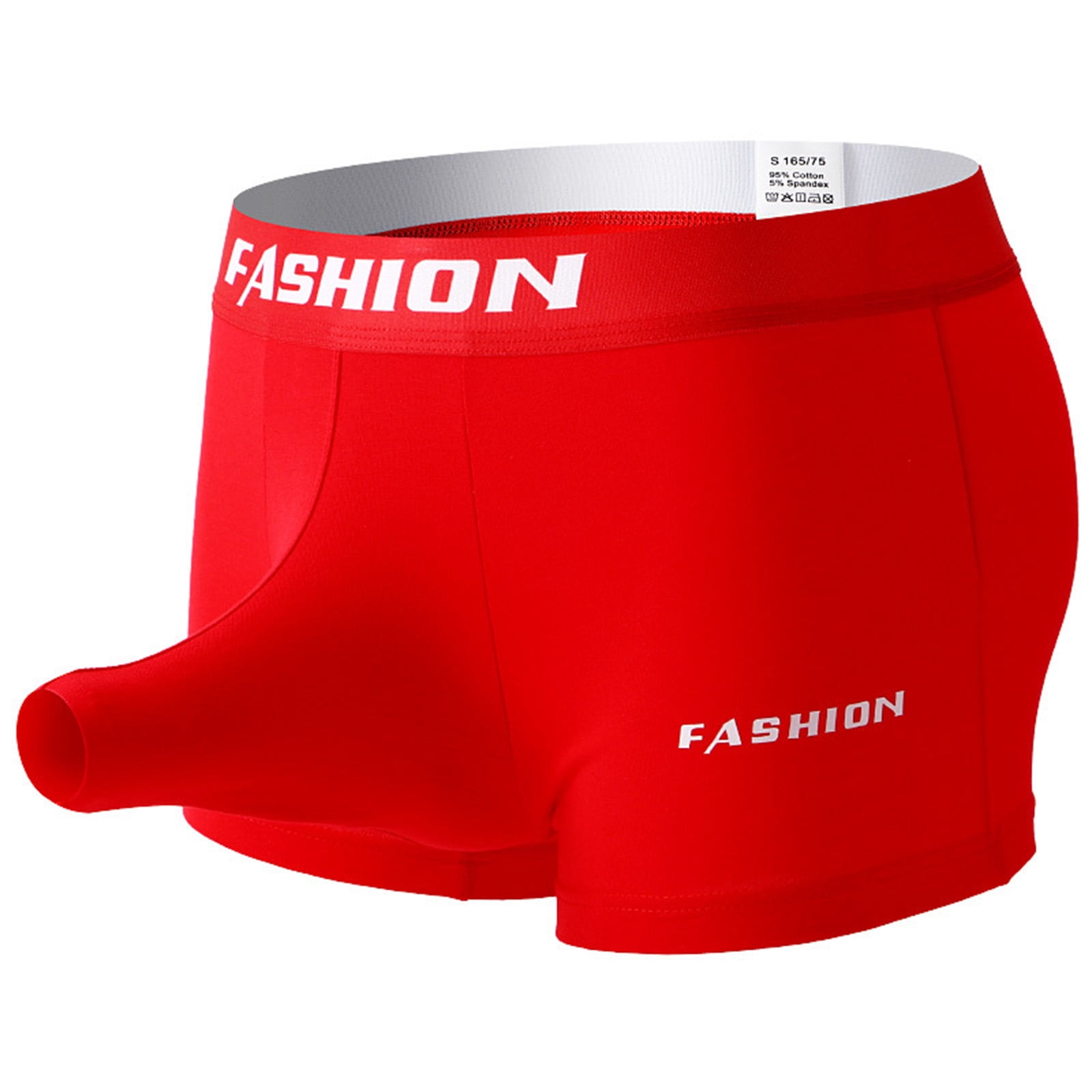 Xdzjlr Mens Boxers Briefs,Cotton Style Medium Waist Solid Color