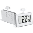 thumbnail image 4 of 2pcs Fridge Thermometer Hygrometer Digital Freeze Refrigerator Thermometer Waterproof Large LCD Display white, 4 of 5