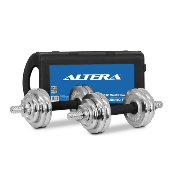 Set de mancuernas 15kg Altera 15KG-PL Fitness