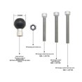 thumbnail image 4 of Base de Abrazadera para Manillar de Motocicleta con Bola M8 de 1 Pulgada para Soporte de Teléfono Móvil y de Automóvil, 4 of 5