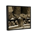 thumbnail image 4 of Stupell Industries Vintage Western Cowboys Sitting Sepia Photography Photograph Jet Black Floating Framed Canvas Print Wall Art, Design by Lisa Dearing, 4 of 5