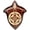 Brown, variant on Armory Replicas Medieval Tribal Golden Wall Sword Plaque Display - Universal Mount Perfect for displaying sword collections Adds a decorative touch to any room or space