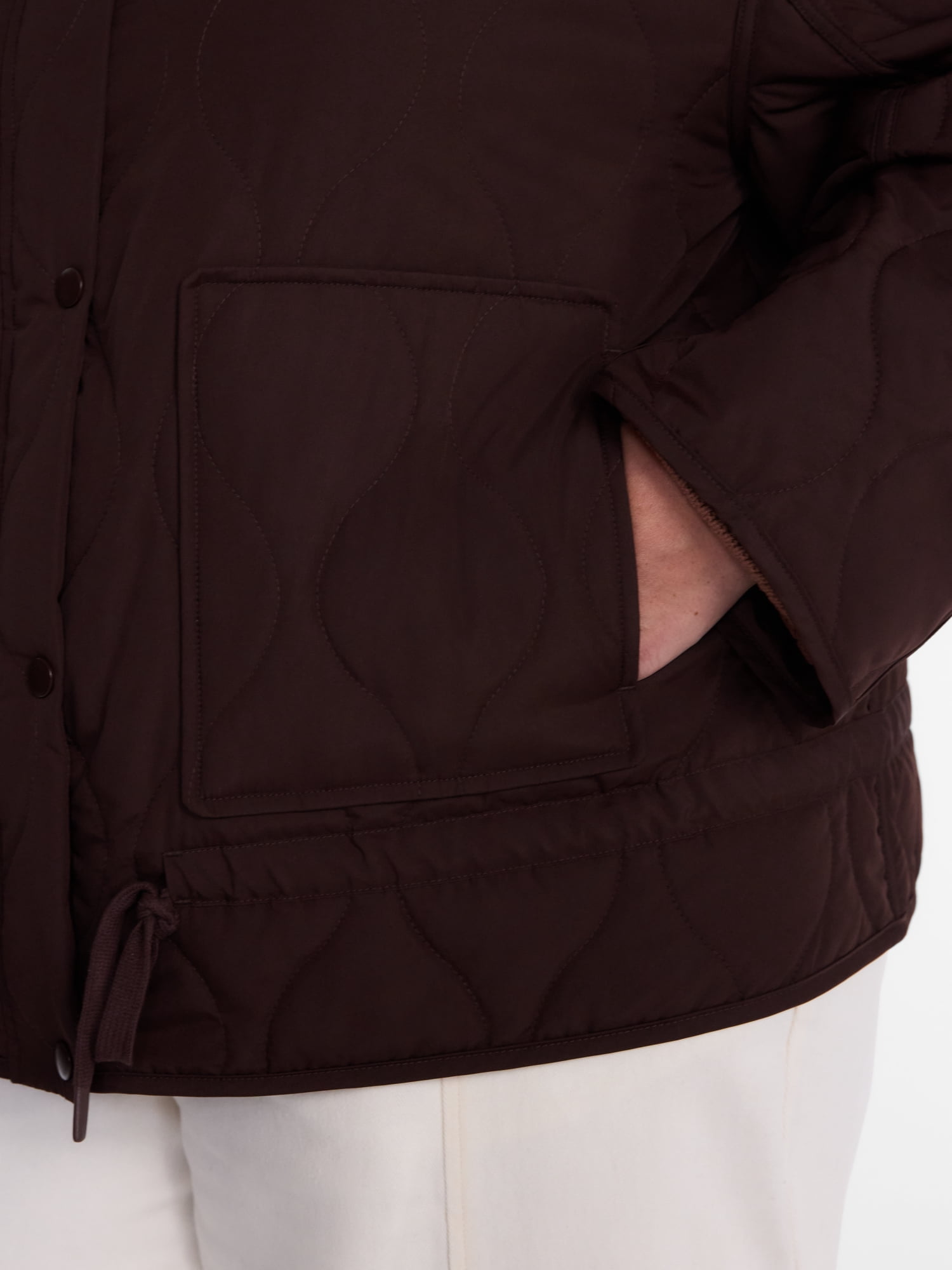 Terra & Sky Women’s Plus Lightweight Quilted Jacket, Sizes 0X-5X