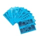 thumbnail image 1 of Adhesivos para uñas con diseño de encaje azul y blanco, decoración 3D para manicura, 48 piezas por paquete, ideal para gel UV y uñas acrílicas., 1 of 6