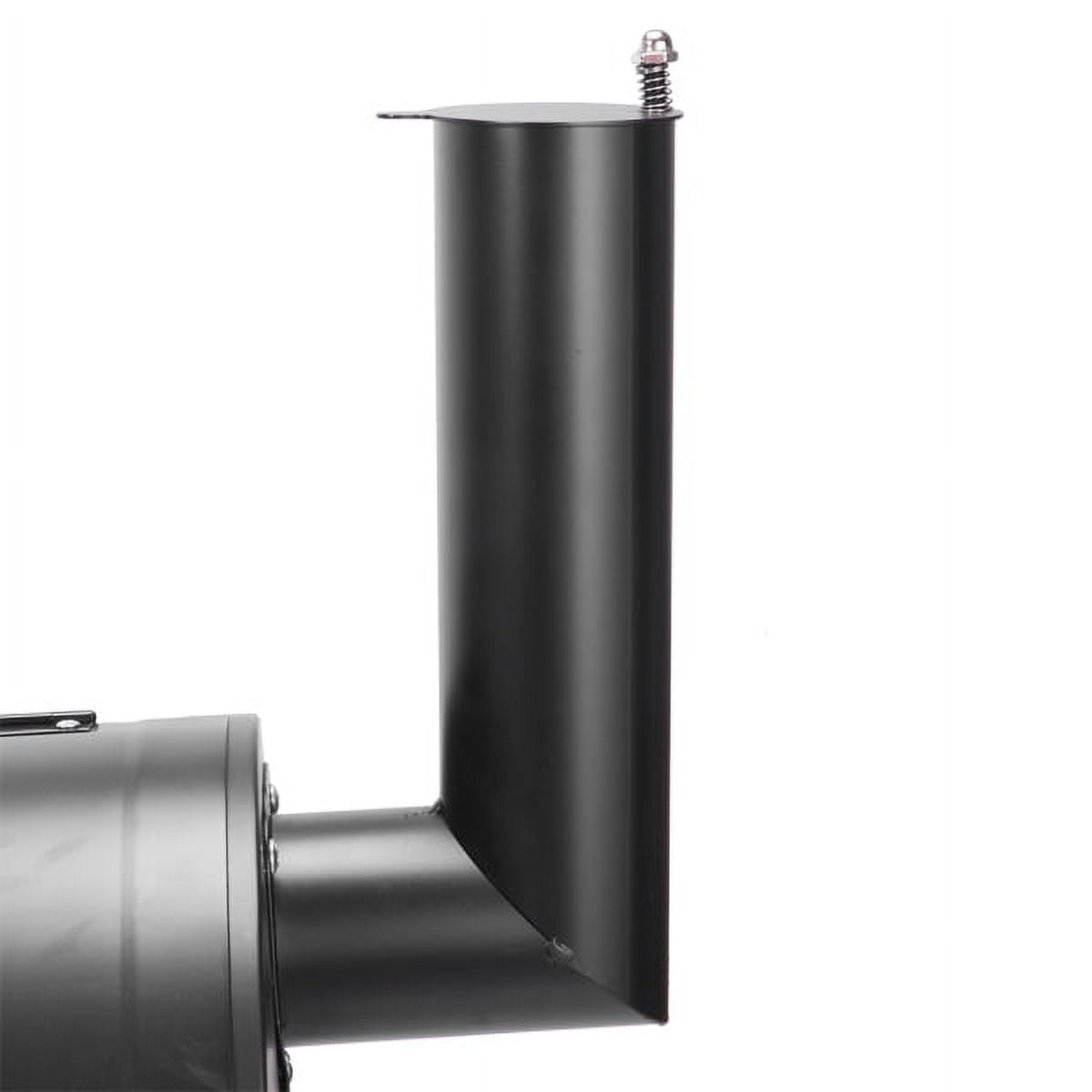 Aiying Charcoal Barrel Grill with Offset Smoker and Wheels