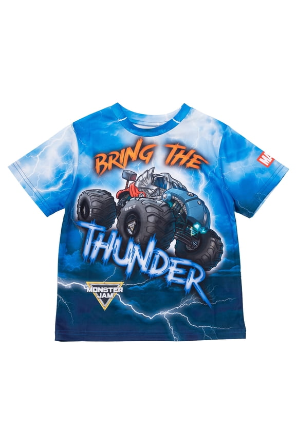 Marvel's Monster Trucks Thor Athletic T-Shirt Toddler to Big Kid