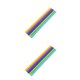 thumbnail image 1 of Toystoory 2021 nuevas pajitas de silicona reutilizables de grado alimenticio pajitas rectas dobladas flexibles de silicona con cepillo limpiador 25.3 x 1.2 x 1 cm 2piezas Toystoory  CBP075327, 1 of 5