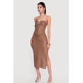 thumbnail image 2 of Women's Side Slit Crochet Overlay Midi Skirt, 2 of 4