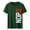 Green, variant on Women's Nop Kings Sign Vertical T-Shirt, Casual Crew Neck Printed Tee, Navy, XL
