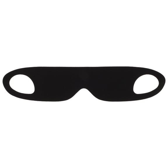 Unique Bargains Soft Ear-hook Eyes Sleep Mask for Rest and Travel Black Medium