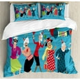 thumbnail image 1 of Retirement Party King Size Duvet Cover Set, Mature Ladies Group Dancing and Celebrating Holiday Together Graphic Image, Decorative 3 Piece Bedding Set with 2 Pillow Shams, Multicolor, by Ambesonne, 1 of 3