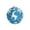 Blue, variant on TanSiDing 1pcs Festive Glitter Snowflake Hanging Ball Ornament, Shimmering Foam Christmas Tree Decoration with Snow Scene Design for Holiday Home Party Decor 8cm