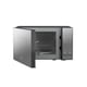 thumbnail image 4 of Horno microondas MIDEA 0.7 pies cubicos negro espejo, 4 of 4