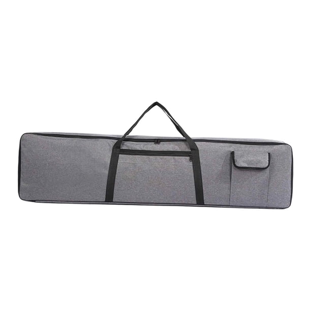 Funda para teclado, estuche para piano eléctrico con correa para el hombro, cómoda y plegable, acolchada para viajes, estudio de música y conciertos. 61 teclas S