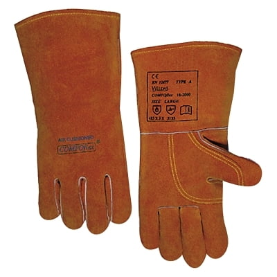 

Comfoflex Premium Leather Welding Gloves Split Cowhide Large Buck Tan | Bundle of 2 Pairs