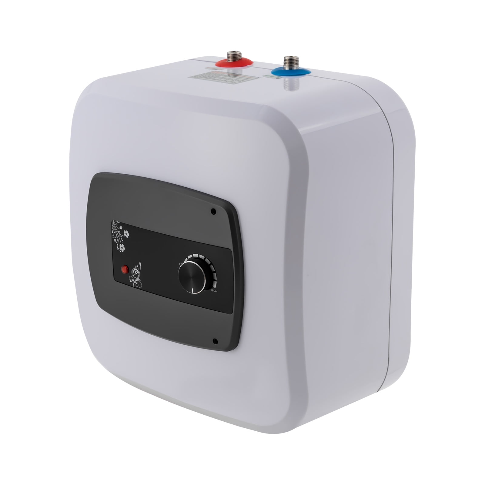 Aiqidi 4 Gal Mini Tank Water Heater, 110V 1500W Instant Electric Hot Water Heater IPX4 Under Sink Home Kitchen Bathroom Heating