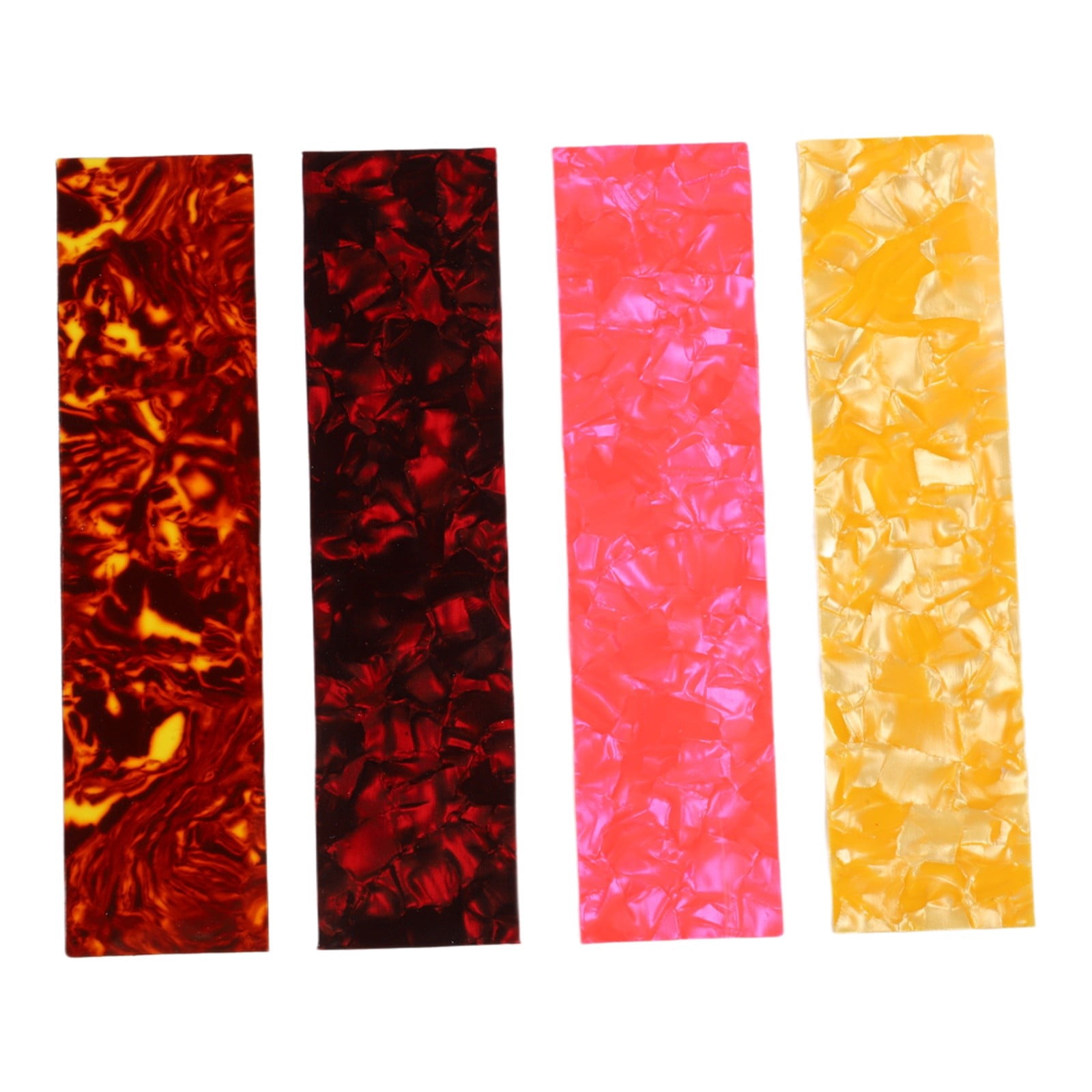 25Pcs Guitar Pick Punch Customize DIY Celluloid Sheet Film Strips