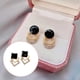 thumbnail image 2 of Jumpingount 1 par de pendientes geométricos de diamantes de imitación, moda, fiesta, boda, compromiso, cita, trabajo, decoración, orejas, joyería para Ropa, zapatos y accesorios Miscelánea Jumpingount AP016002-01, 2 of 5