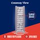 thumbnail image 4 of Masturbador masculino Novelties Rize: Rize: Ribz de 12 cm que brilla en la oscuridad, 4 of 9
