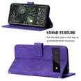 thumbnail image 5 of SaniMore for Google Pixel 6 Pro 6.7" Case Wireless Charging Support, Magnetic Flip Wallet Card Holder PU Leather Cover Built-in Kickstand & Wrist Strap Full Body Protective Shell, Purple, 5 of 8