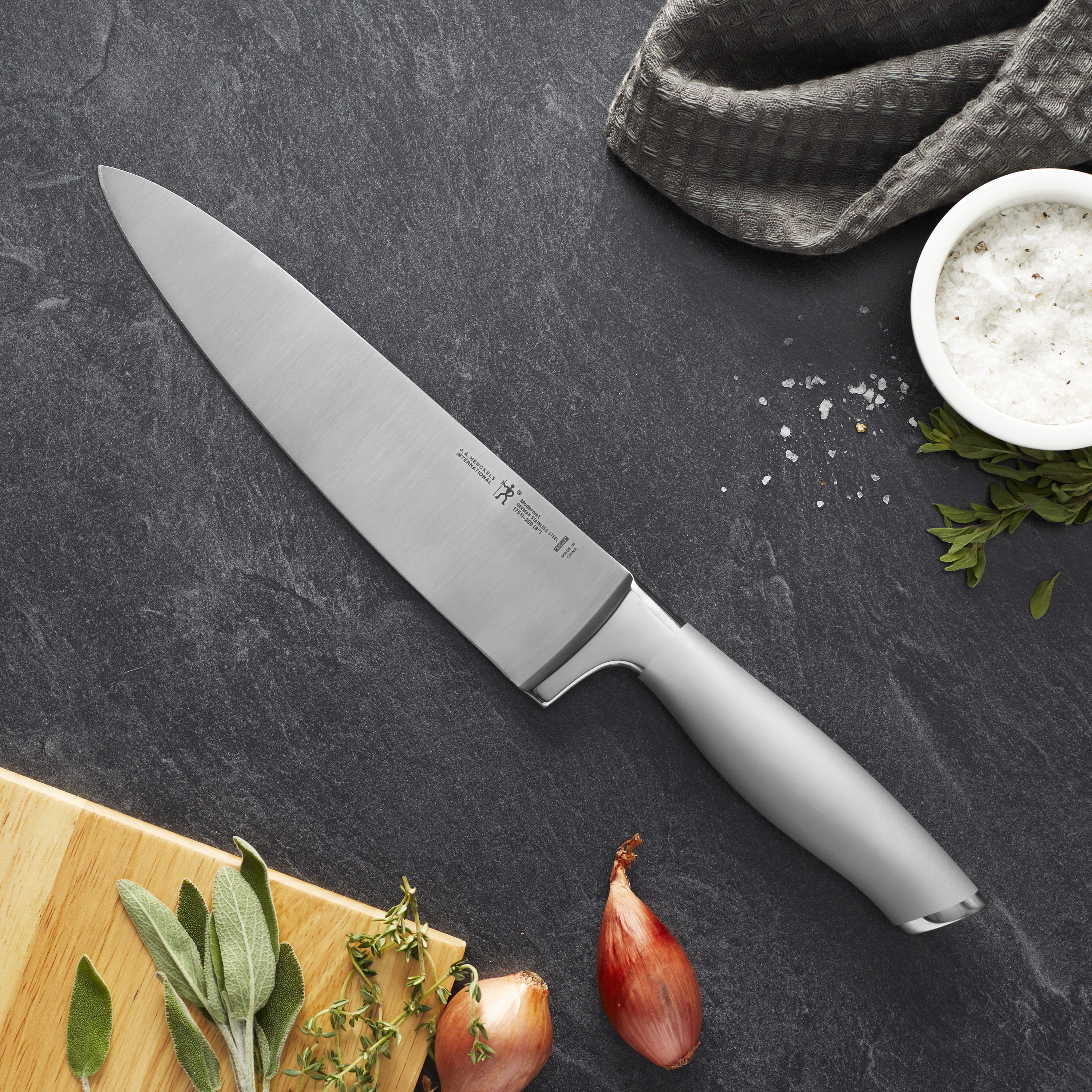 J A Henckels International 8.5 Chef Knife Carbon Steel W Sleeve