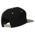 thumbnail image 4 of Halloween 8 Skulls Embroidered Snapback Cap - Black Silver OSFM, 4 of 5