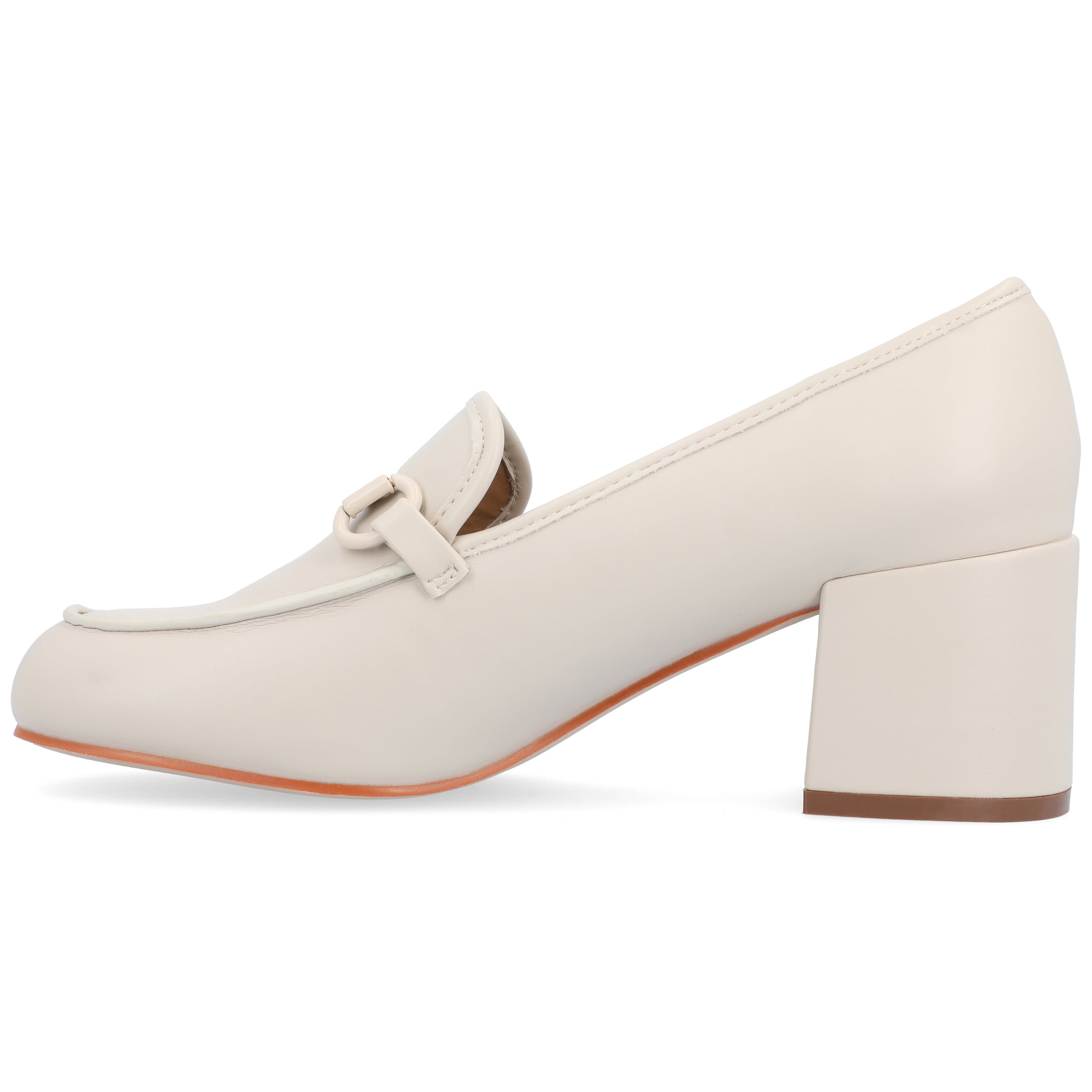 Journee Womens Nysaa Low Heel Square Toe Pumps