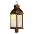 thumbnail image 2 of ZA1825-WC-LED-Craftmade Lighting-Vincent - 10W 1 LED Outdoor Large Post Lantern in Traditional Style - 9 inches wide by 26.75 inches high-Weathered, 2 of 2