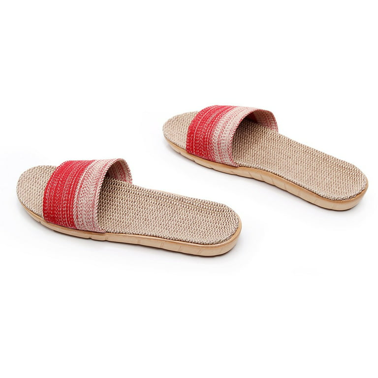 Comfortable Wholesale jute flip flops For Ladies And Young Girls 