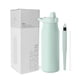 thumbnail image 1 of Botella de agua simple, moderna, filtrada, inoxidable, 1 litro, retro, menta, 1 of 8