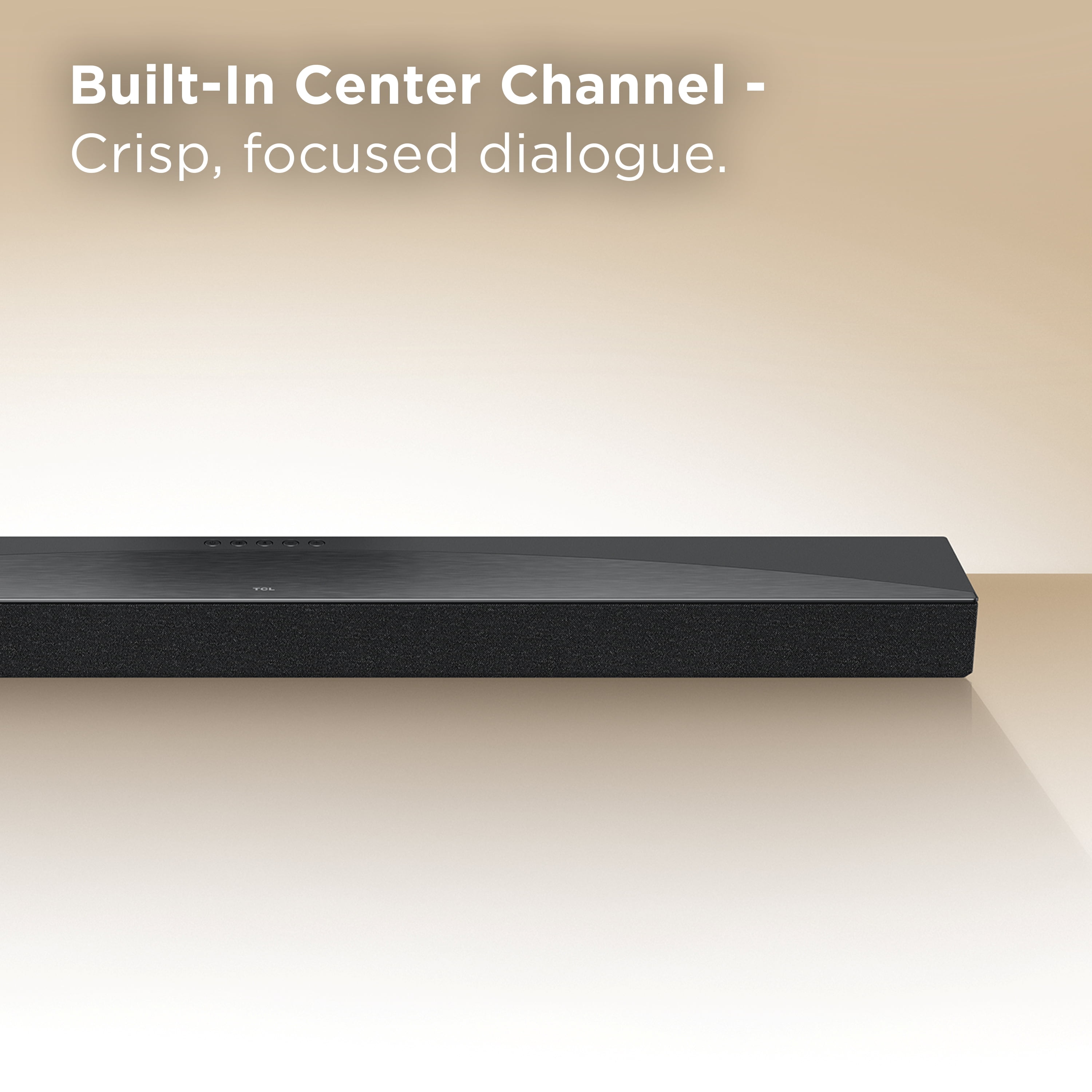 TCL Q65H Q Series 5.1 Channel Soundbar with Dolby Atmos, DTS:X, Ray Danz Technology, Wireless Subwoofer, and Bluetooth Music Streaming - Q65H