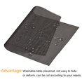 thumbnail image 4 of Unique Bargains Durable PVC Washable Woven Place Mat for Dining Tables and Home Use Brown, 4 of 6