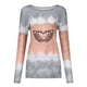 thumbnail image 4 of Blusa casual de manga larga con cuello redondo para mujer Tops estampados de Halloween Fridja  fjkfkj737, 4 of 4