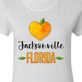 thumbnail image 4 of Inktastic Jacksonville Florida Orange in Heart Women's T-Shirt, 4 of 5