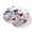 White, variant on Neck Pillow Ergonomic Memory Foam U Shaped Pillows,4th of July Blue Red Flower Butterfly Soft Portable Neck Head Support Cushion Pillow for Travel Airplane Car Office Use,USA Flag Star