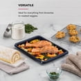 thumbnail image 4 of Bandeja para hornear KitchenAid azul tinta antiadherente 23x33 cm aluminizada, 4 of 8