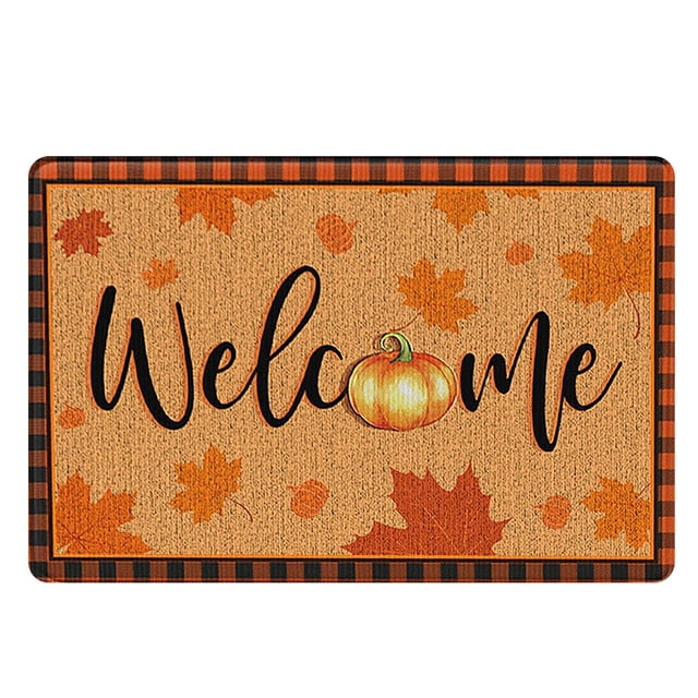 Indoor Carpet Halloween Decorations Indoor Halloween Decorations Fall Outdoor Decor Fall Gnomes Outdoor Fall Decor Fall Rug Fall Kitchen Rug 15.7*23.6 Inch