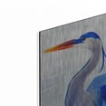thumbnail image 2 of Luxe Metal Art 'Great Blue I' by Annie Warren, Metal Wall Art, 12"x16", 2 of 9
