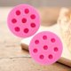 thumbnail image 4 of 4 Pcs Silicone Mold 8-compartment Blueberry and Mulberry Shaped Cake Decorating Tool Dessert Chocolate Fondant Mold (Pink), 4 of 4