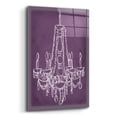 thumbnail image 2 of Epic Art 'Plum Chandelier Sketch 1' by Ethan Harper Acrylic Glass Wall Art, 12" x 16", 2 of 8