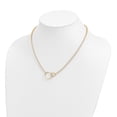 thumbnail image 4 of FJC Finejewelers 10 kt Yellow Gold Rolo Polished Link Necklace 18 Inches x 18 mm, 4 of 6
