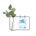 thumbnail image 1 of Jarrones colgantes de vidrio transparente Unbranded Caballo azul ala Decoración, 1 of 4