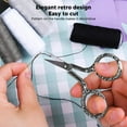 thumbnail image 3 of Sewing Scissors, Retro Embroidery Scissors Stainless Steel Portable Efficient  for Needlework for DIY Craft, 3 of 7