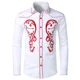 thumbnail image 1 of Camisa estampada estilo occidental con estampado de flores, ropa de calle de manga larga con botones, ropa deportiva y de moda, ropa de calle, 1 of 6